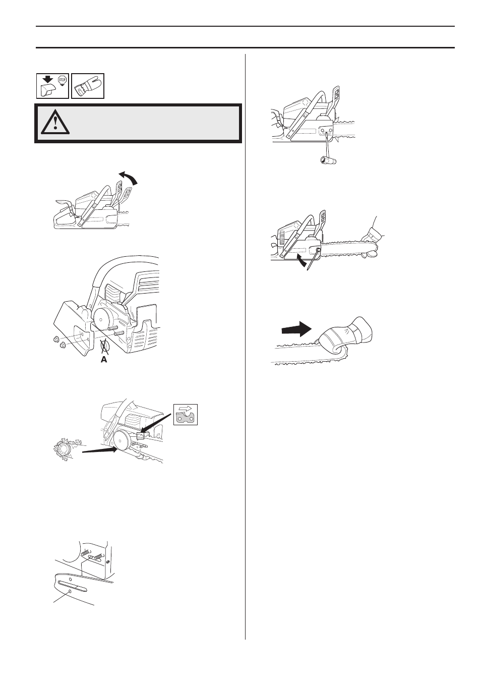 Fitting the bar and chain, Assembly | Husqvarna 1153178-95 User Manual | Page 17 / 44