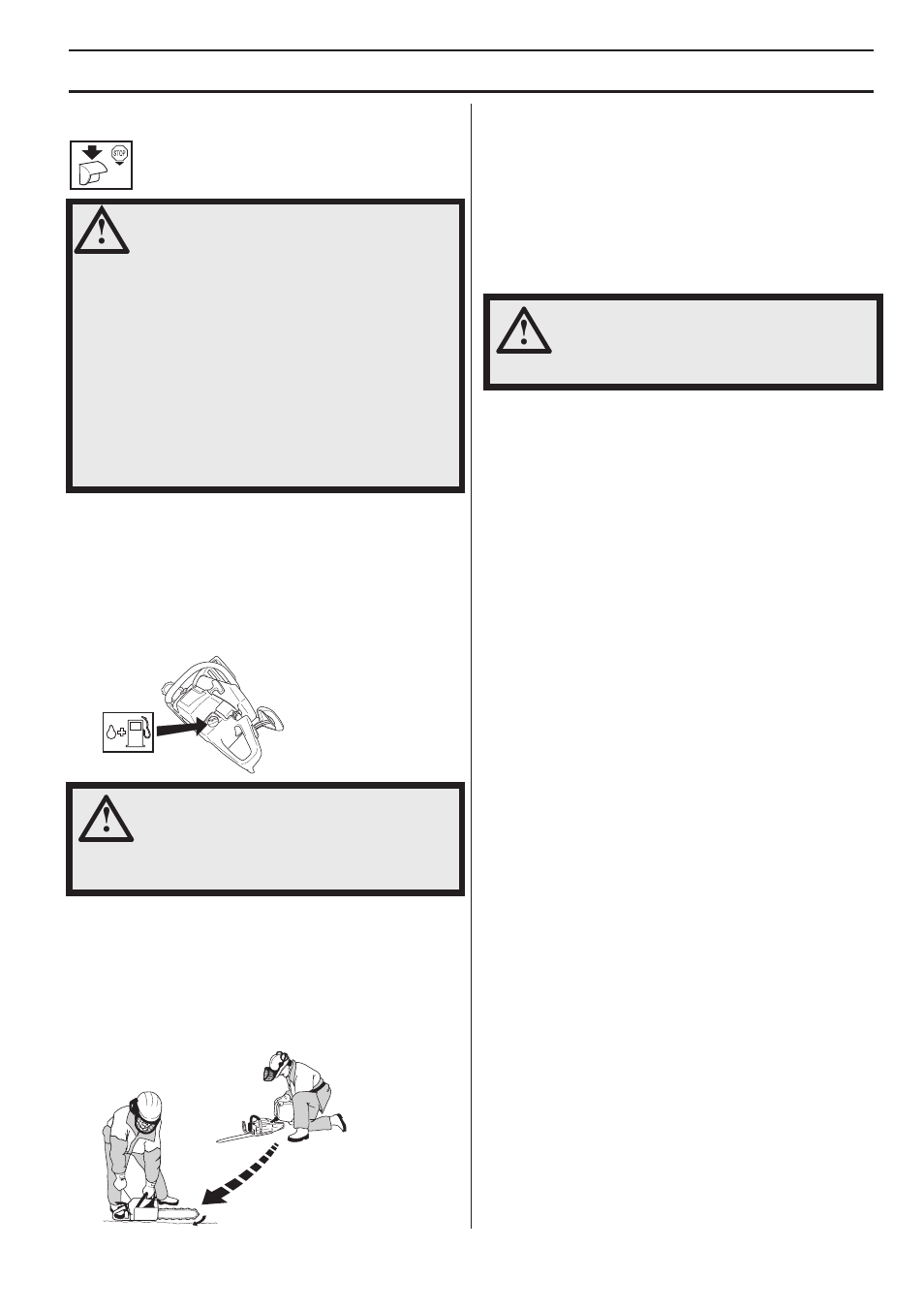 Fueling, Fuel safety, Transport and storage | Long-term storage, Fuel handling | Husqvarna 1153178-95 User Manual | Page 19 / 44