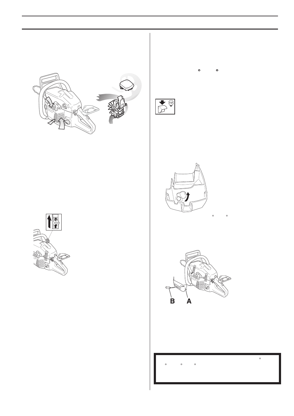 Air injection” centrifugal cleaning, Heated handles, Electrical carburetor heating | Winter use, Temperature 0°c (32°f) or colder, Maintenance, Temperature 0 °°°° c (32 °°°° f) or colder | Husqvarna 1153178-95 User Manual | Page 37 / 44