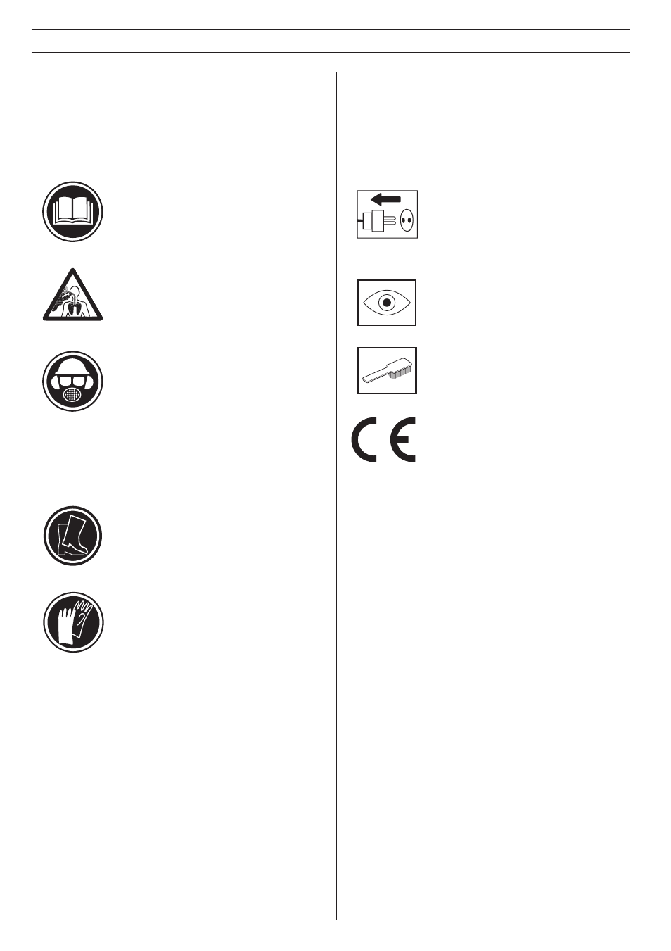 Safety instructions, Key to symbols | Husqvarna PG820 User Manual | Page 3 / 28