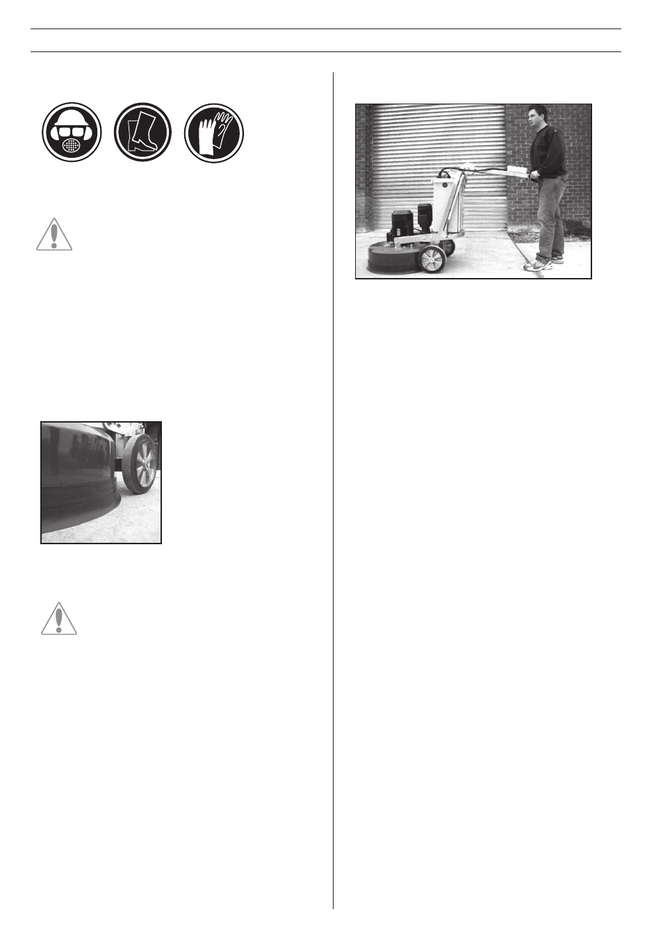 Setting up/operation | Husqvarna PG820 User Manual | Page 8 / 28