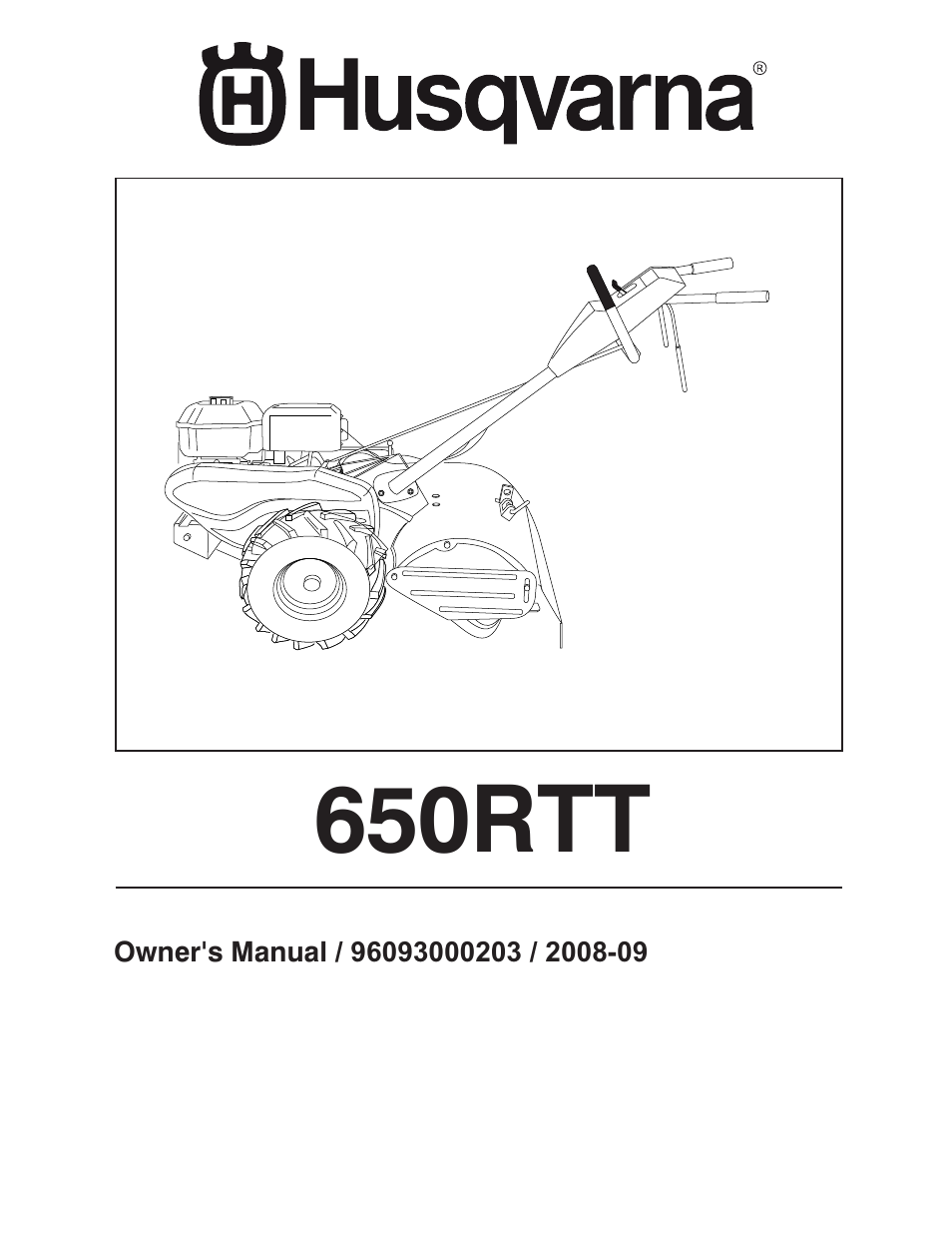 Husqvarna 650RTT User Manual | 28 pages