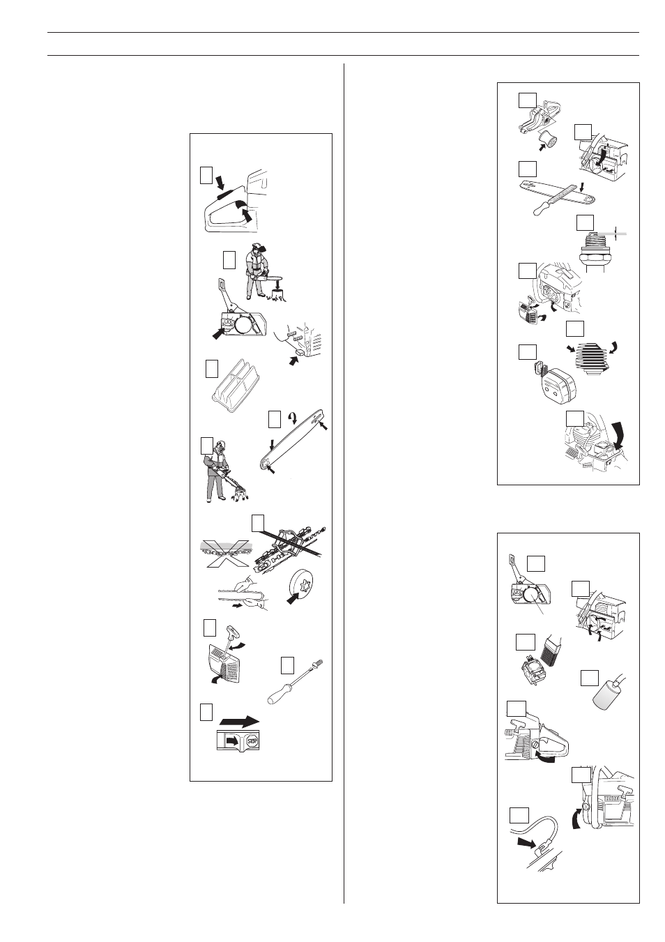 Maintenance, Weekly maintenance, Monthly maintenance | Daily maintenance | Husqvarna 394XP User Manual | Page 33 / 36