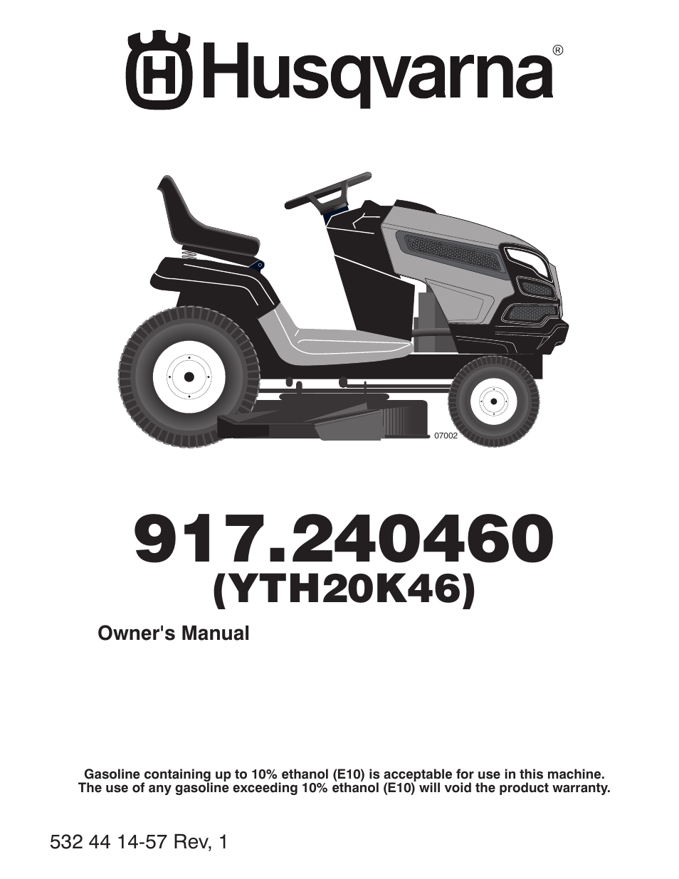 Husqvarna 917.24046 User Manual | 56 pages