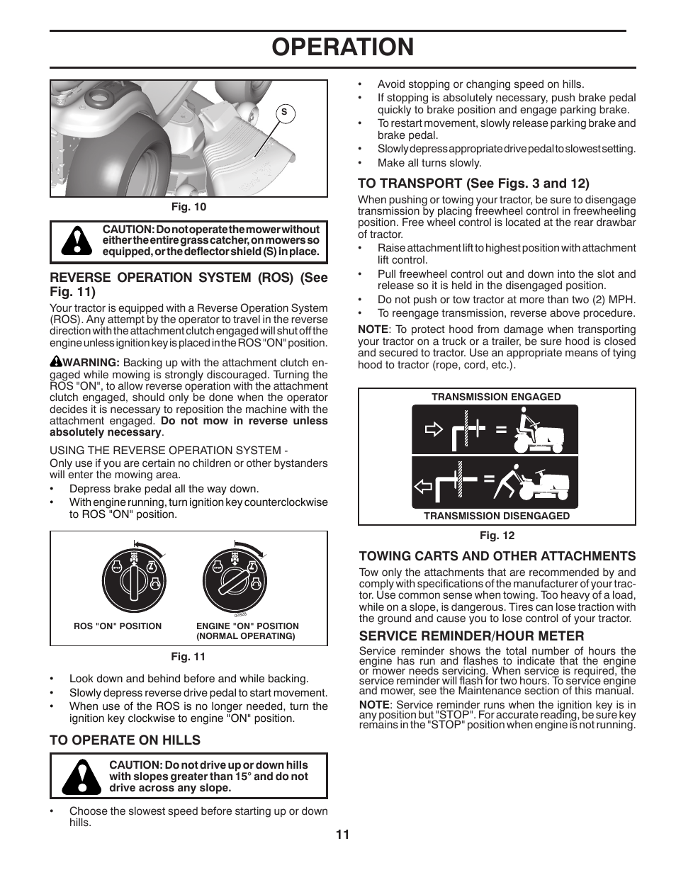 Operation | Husqvarna 917.24046 User Manual | Page 11 / 56