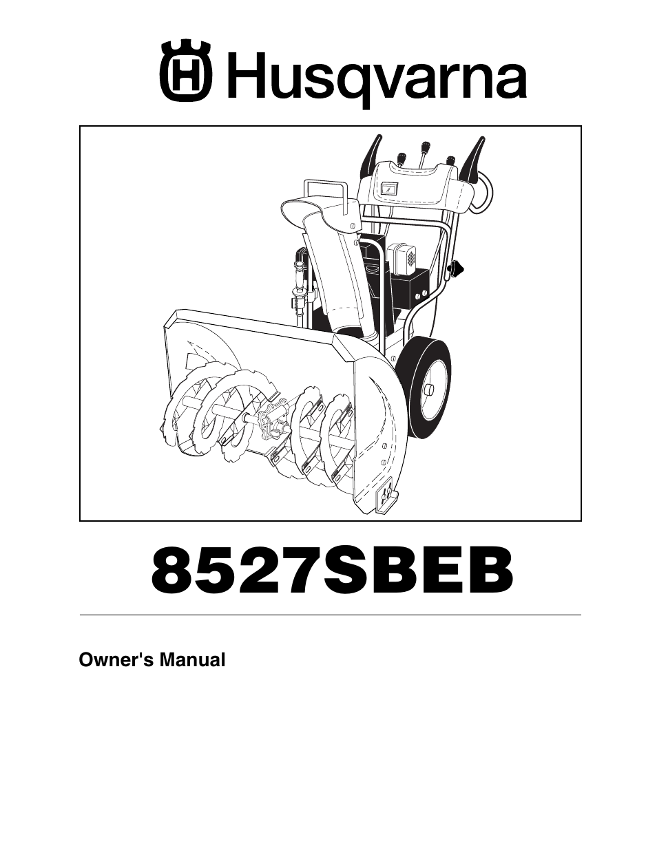 Husqvarna 8527SBEB User Manual | 32 pages