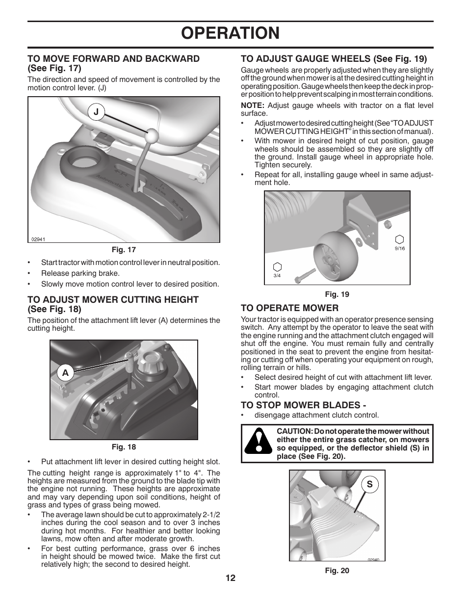 Operation | Husqvarna 96045001700 User Manual | Page 12 / 44