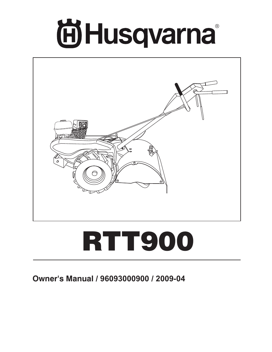 Husqvarna RTT900 User Manual | 29 pages