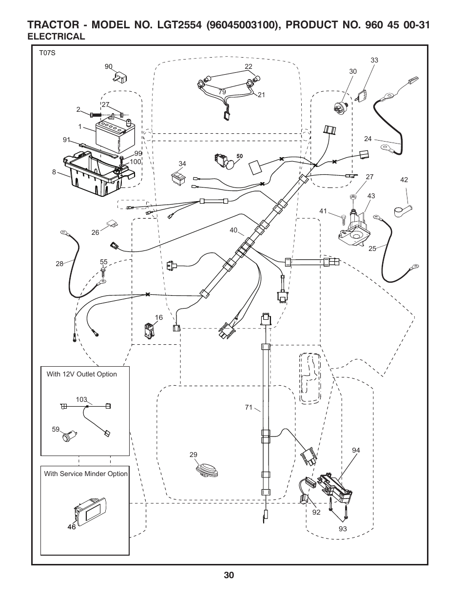 Electrical | Husqvarna 532 44 02-80 User Manual | Page 30 / 48