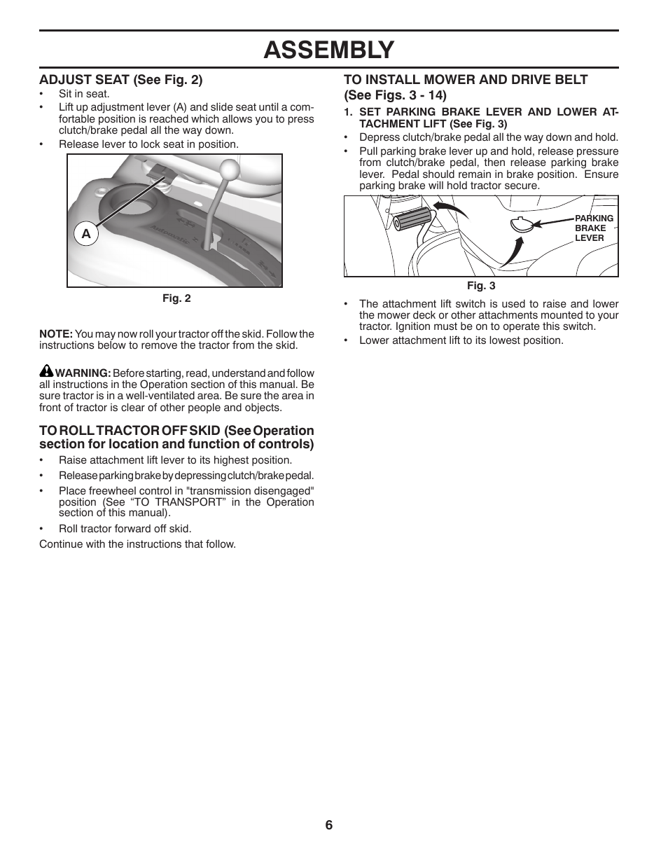 Assembly | Husqvarna 532 44 02-80 User Manual | Page 6 / 48