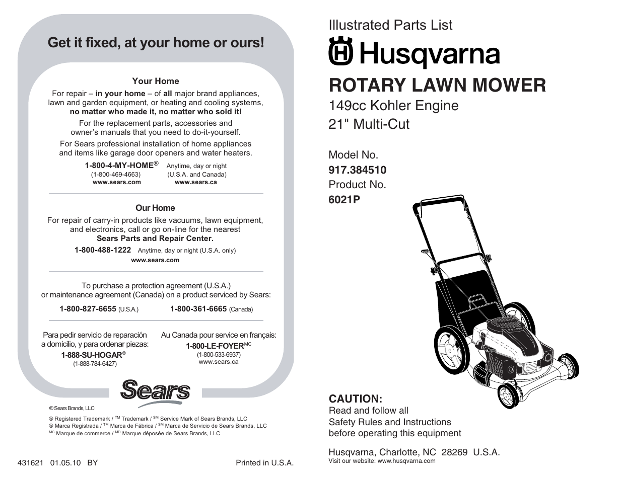 Husqvarna 917.38451 User Manual | 8 pages