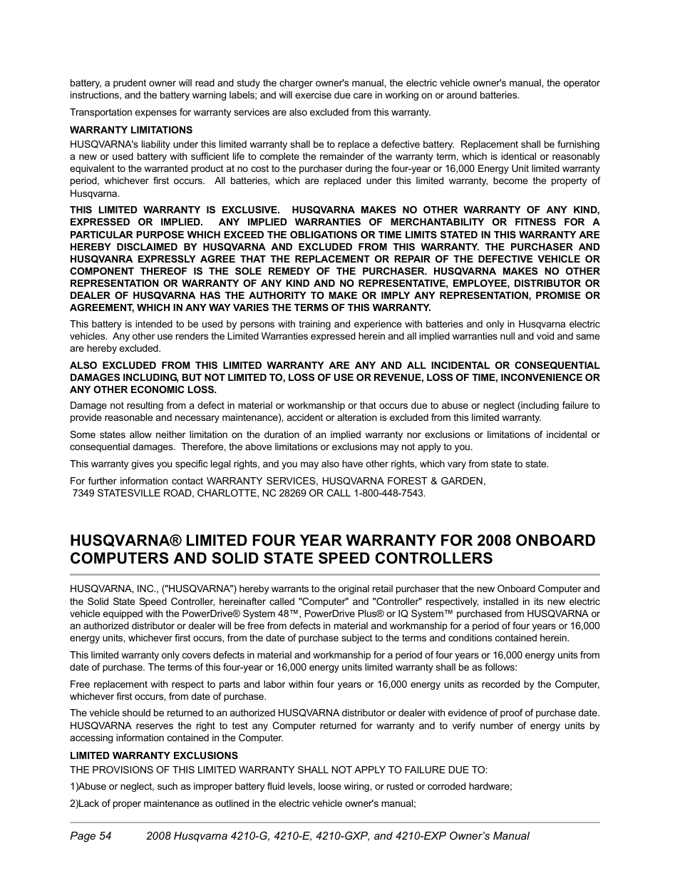 Husqvarna FOREST AND GARDEN HUV4210-G User Manual | Page 56 / 64