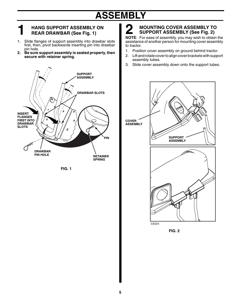 Assembly | Husqvarna H354SG User Manual | Page 5 / 10