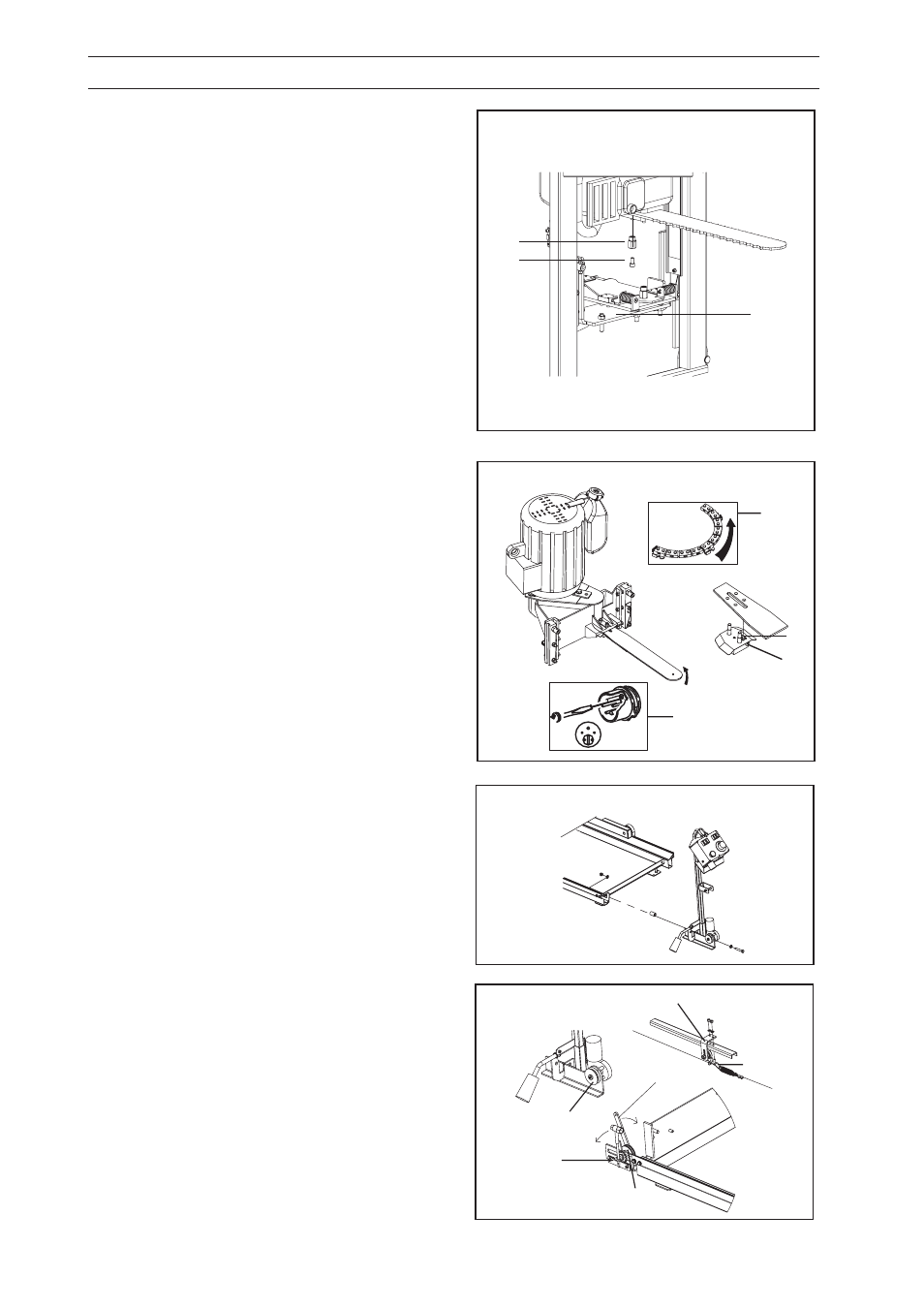 Installation, One-man sawmill with chain saw engine, One-man sawmill with electric motor | Install chain saw and bar (fig. 28), Install the bar (fig. 29) | Husqvarna SMC 50 E User Manual | Page 18 / 36