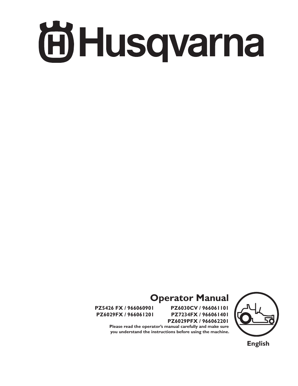 Husqvarna 966061401 User Manual | 80 pages