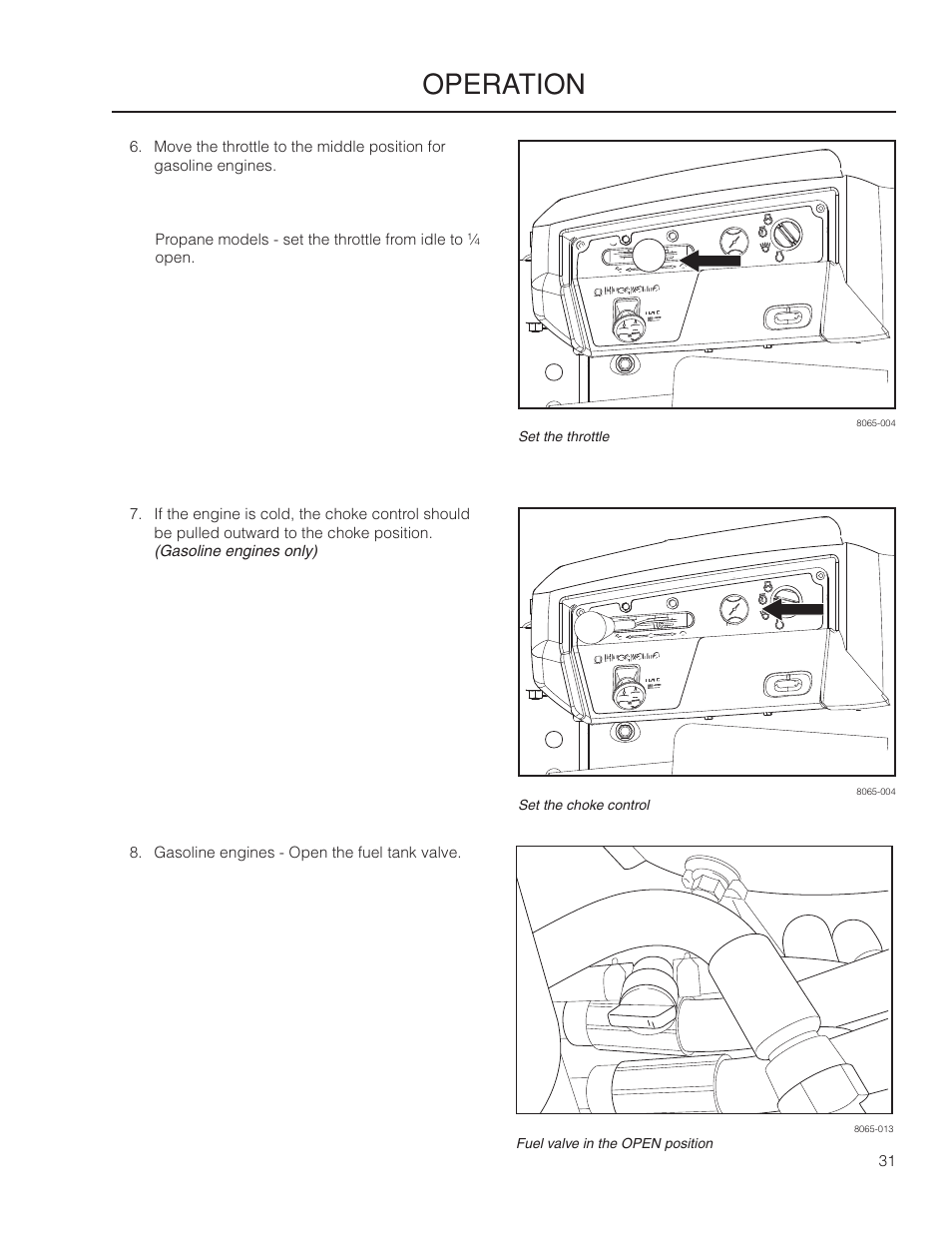 Operation | Husqvarna 966061401 User Manual | Page 31 / 80