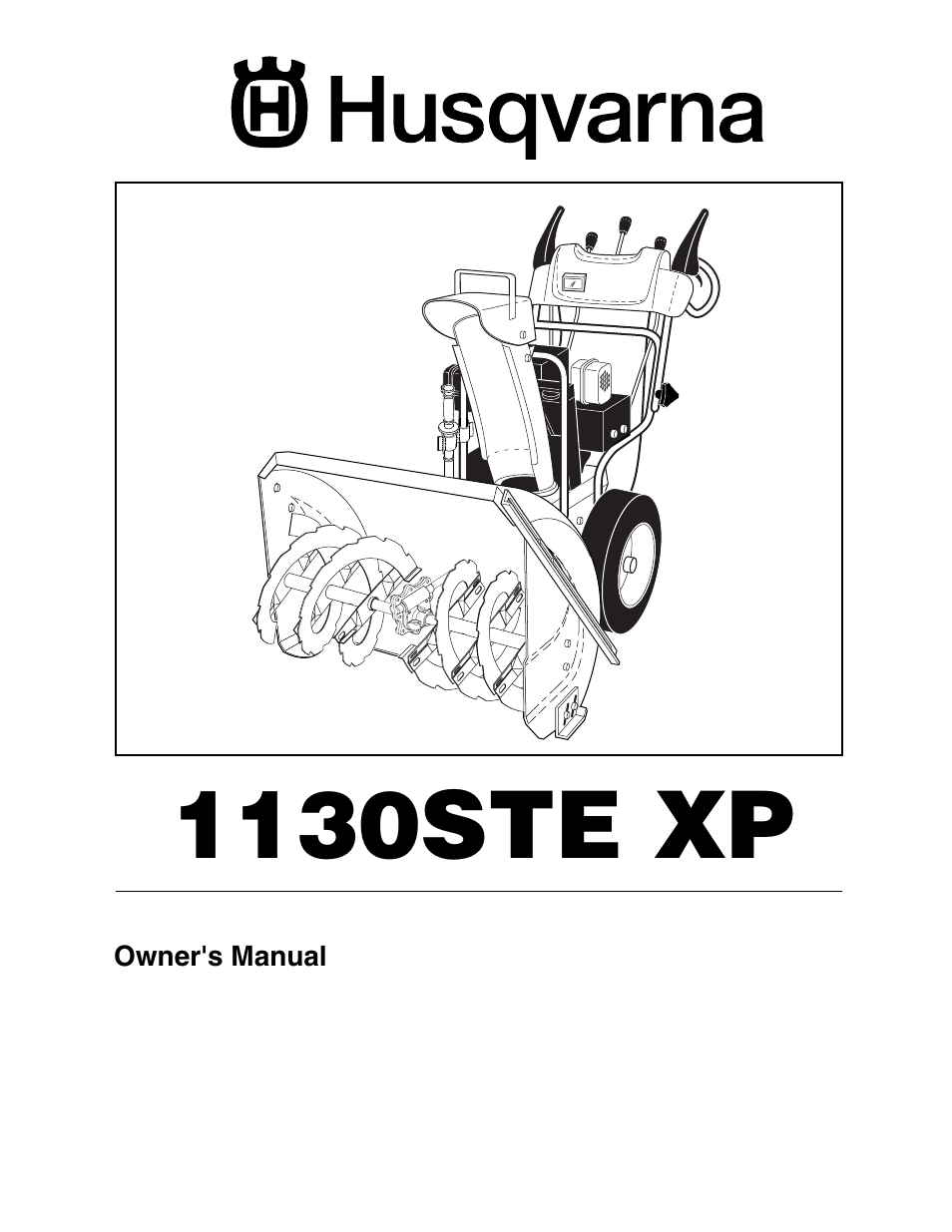 Husqvarna 1130STE XP User Manual | 32 pages