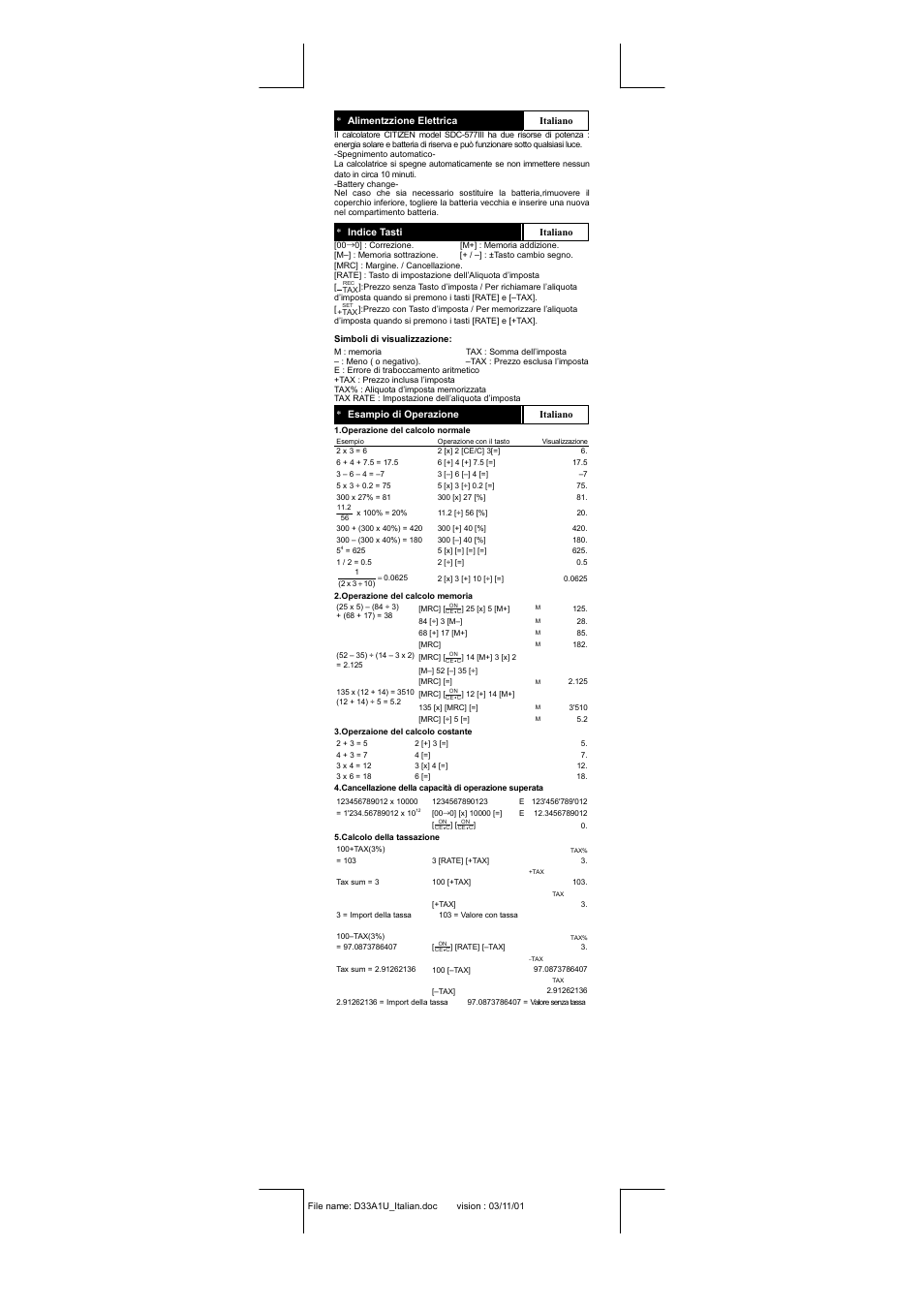 CITIZEN SDC-577III User Manual | Page 10 / 15