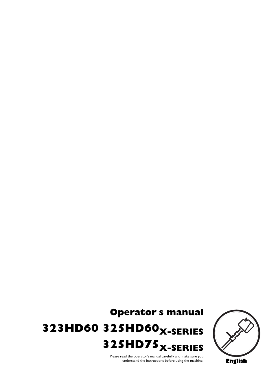 Husqvarna 325HD60 User Manual | 24 pages