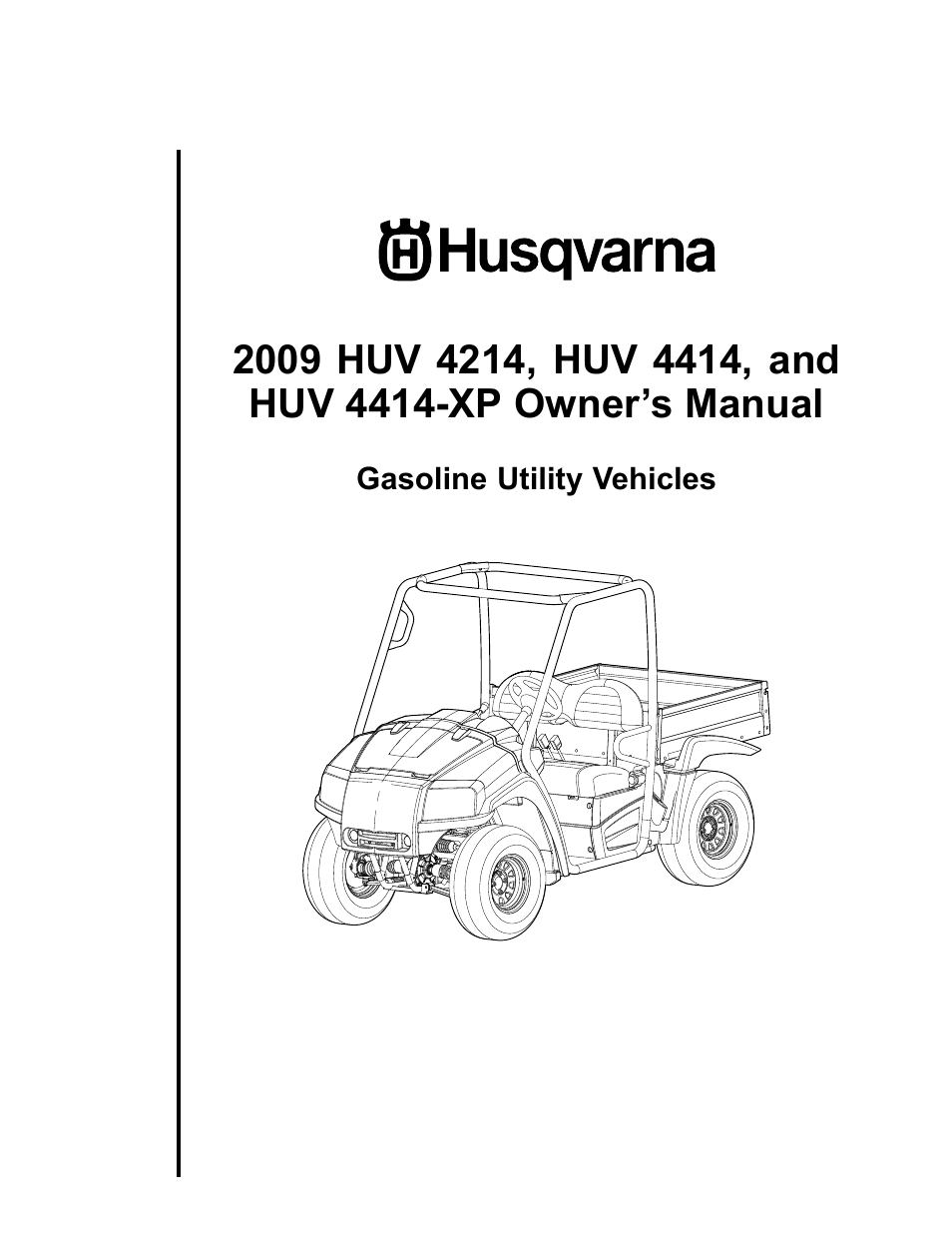 Husqvarna HUV 4214 User Manual | 57 pages