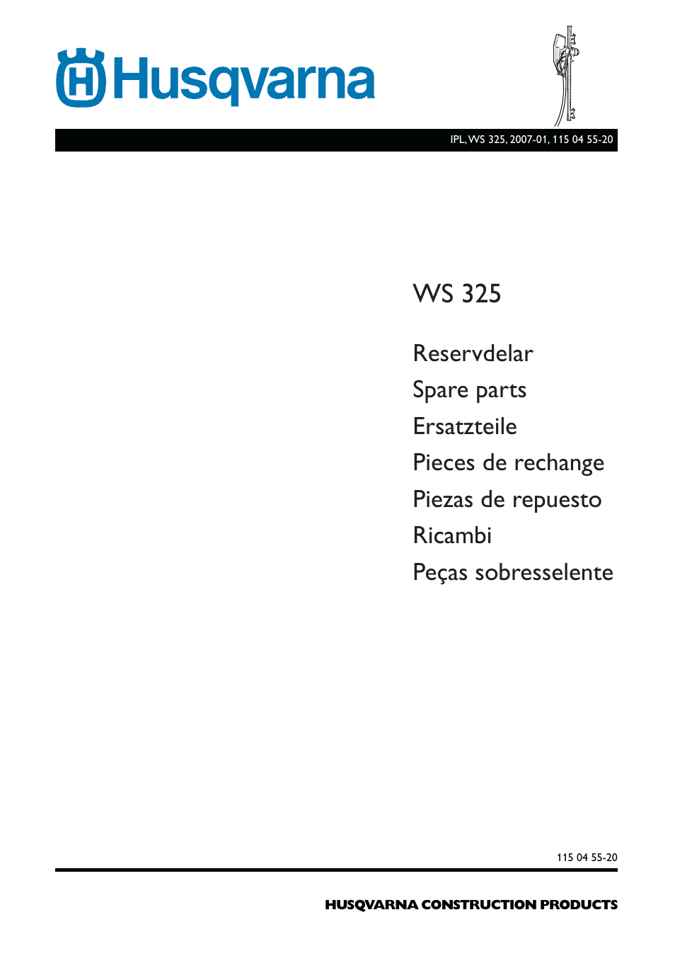 Husqvarna WS 325 User Manual | 14 pages