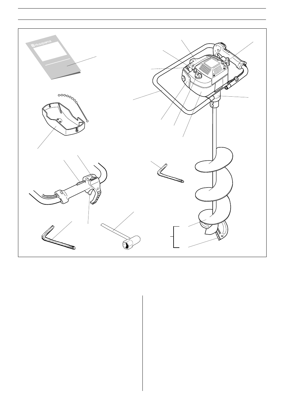 What is what, What is what on the ice drill | Husqvarna 225AI15/AI25 User Manual | Page 10 / 20