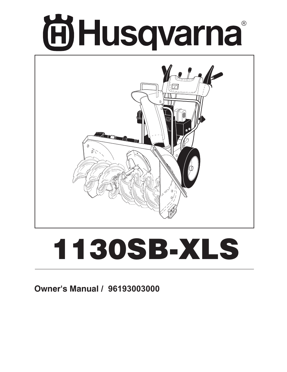 Husqvarna 1130SB-XLS User Manual | 40 pages