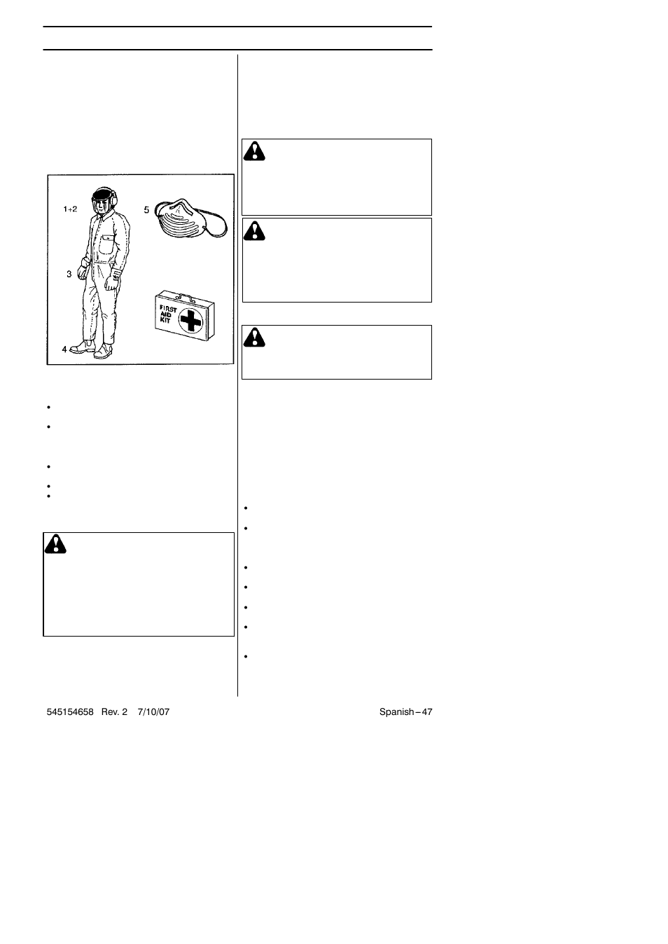 Reglas de seguridad | Husqvarna 125B User Manual | Page 26 / 47