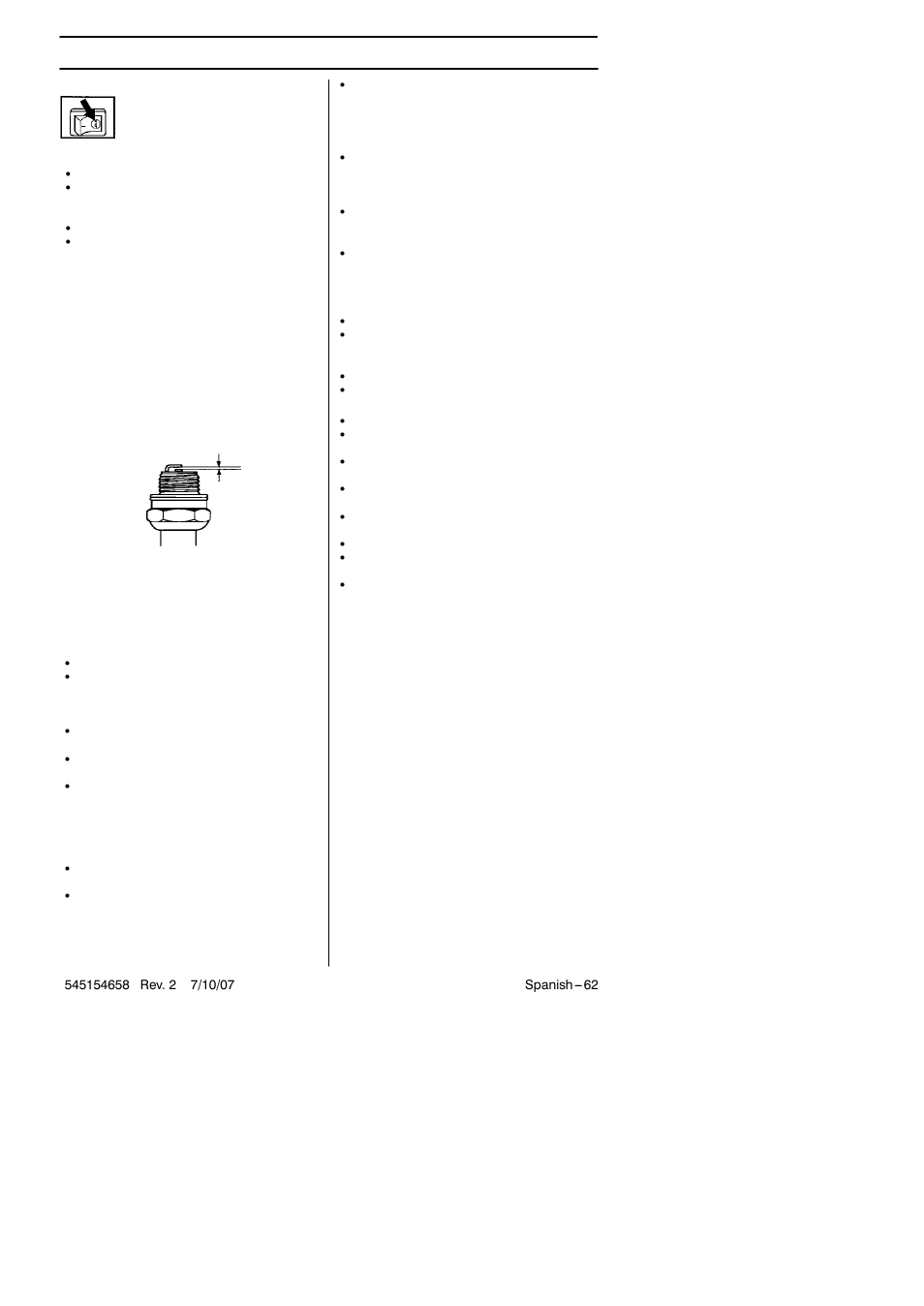 Mantenimiento, Bujía, Esquema de mantenimiento | Husqvarna 125B User Manual | Page 41 / 47
