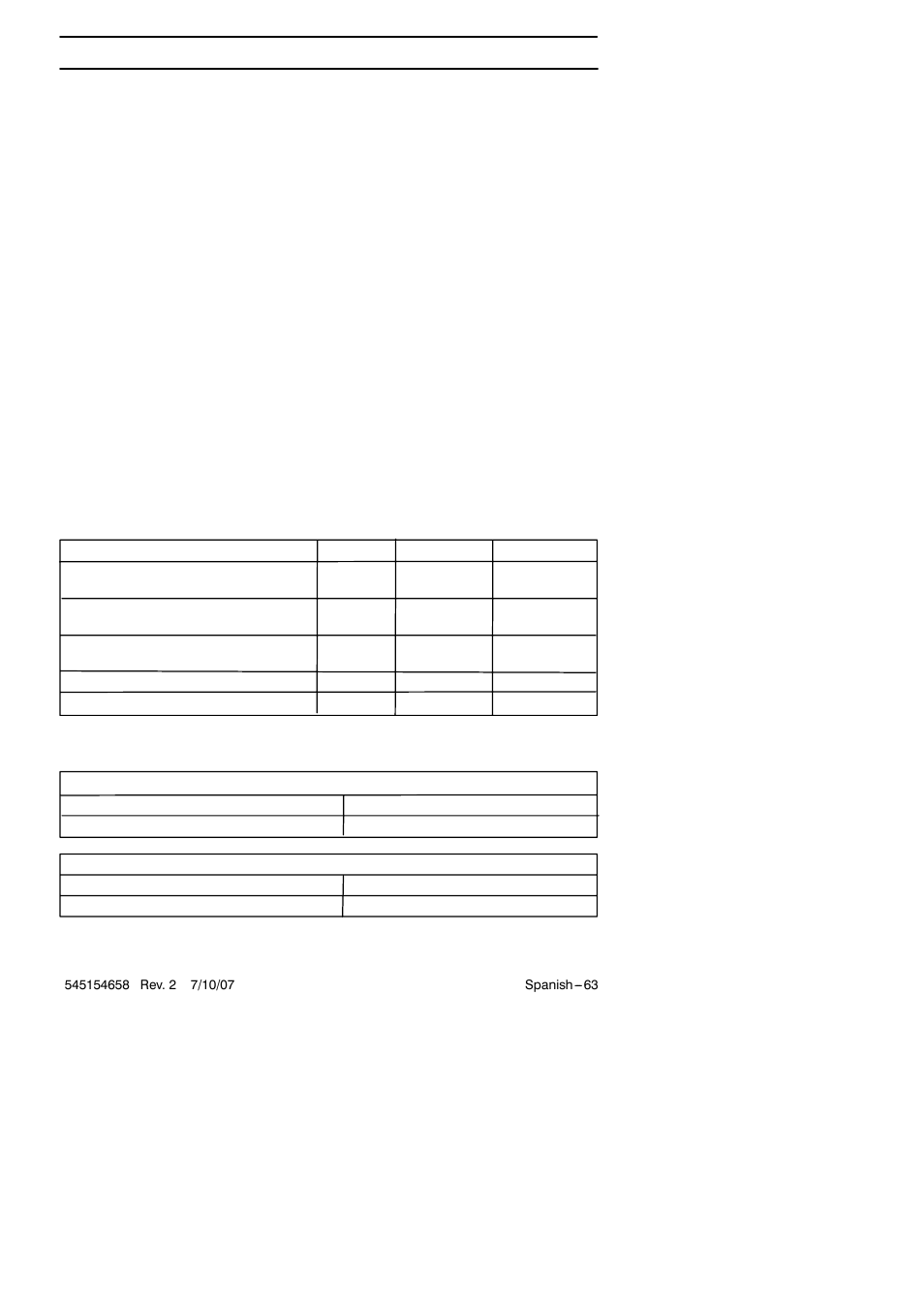 Datos tecnicos, Datos técnicos | Husqvarna 125B User Manual | Page 42 / 47