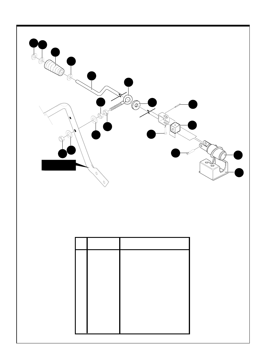 Chute control rod | Husqvarna ST724 User Manual | Page 39 / 40