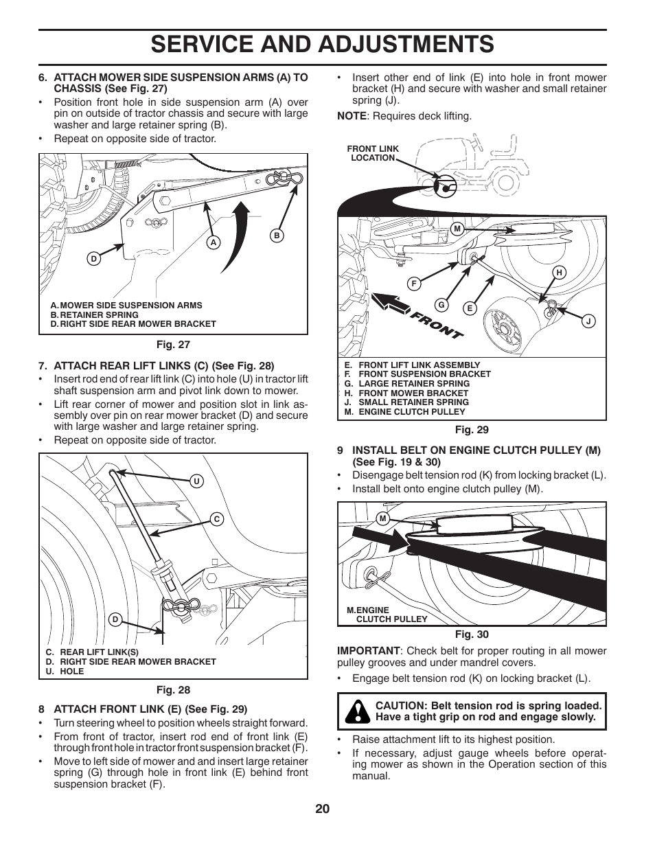 Service and adjustments | Husqvarna 532 43 62-68 User Manual | Page 20 / 48