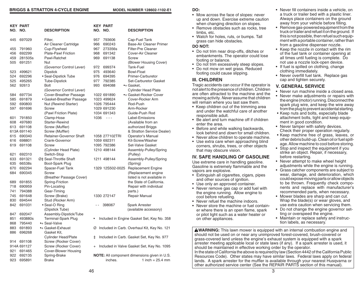 Husqvarna 917.374456 User Manual | Page 3 / 24