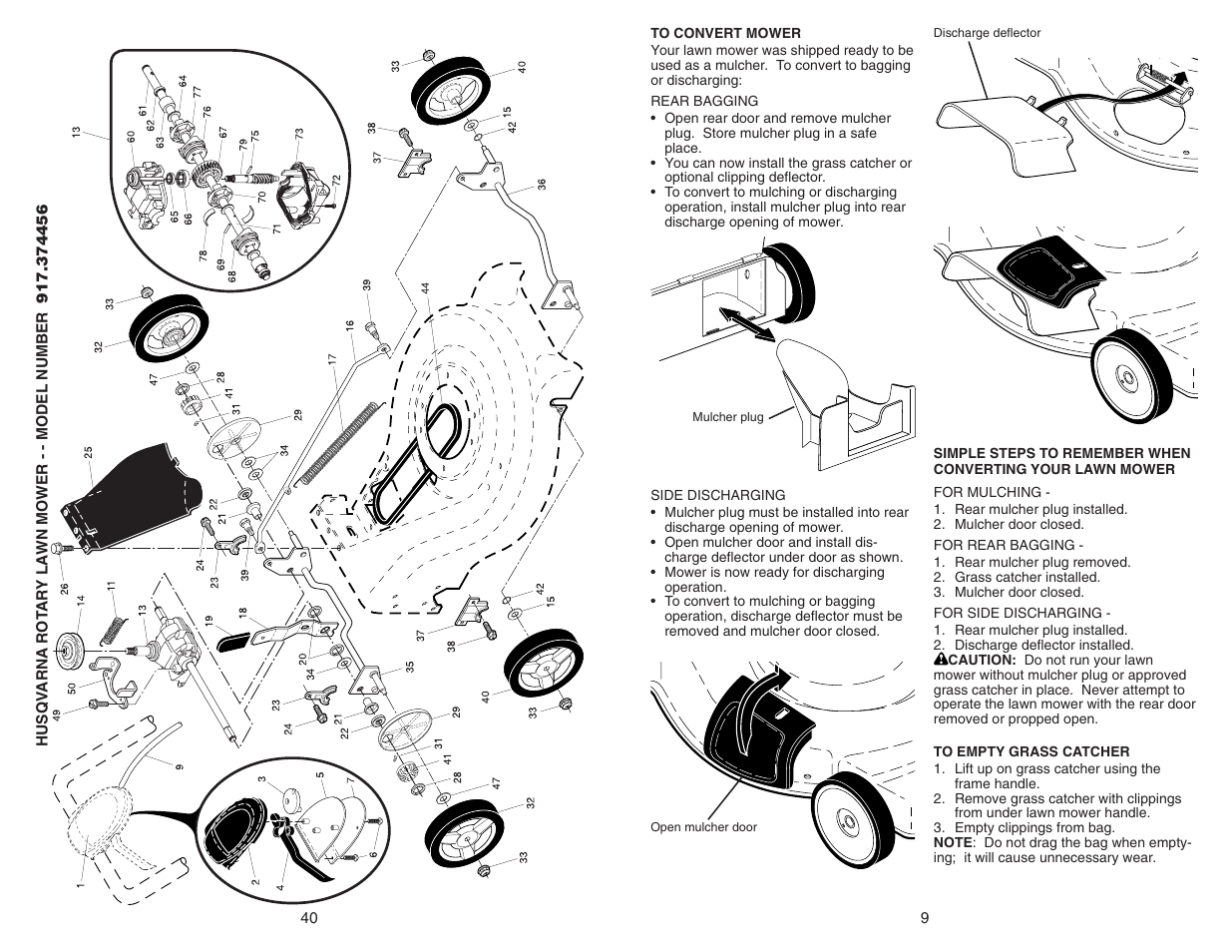 Husqvarna 917.374456 User Manual | Page 9 / 24