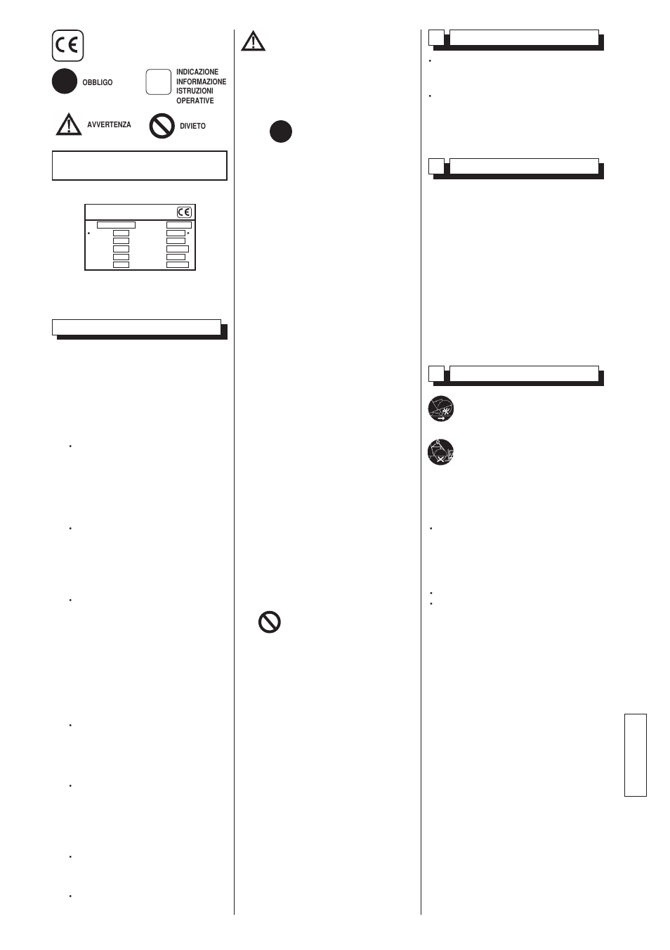Ita lia no | Husqvarna FS 305 User Manual | Page 13 / 40