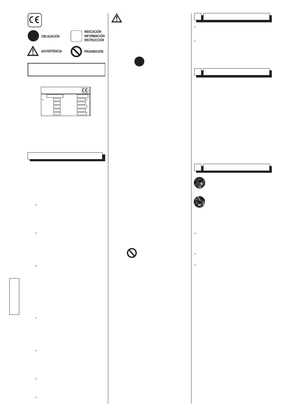 Español | Husqvarna FS 305 User Manual | Page 16 / 40