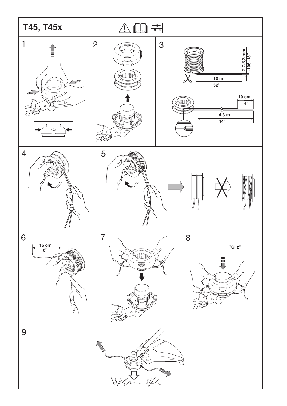 T45, t45x | Husqvarna 345FX User Manual | Page 43 / 44