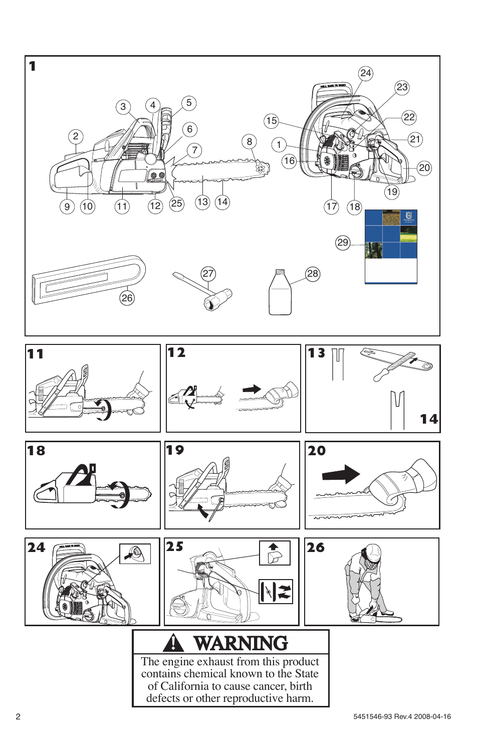 Husqvarna 235 User Manual | Page 2 / 68