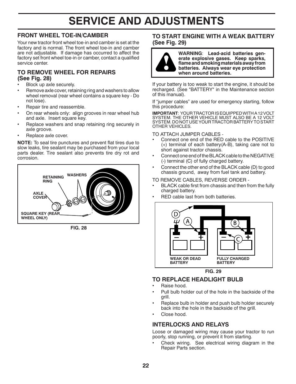 Service and adjustments | Husqvarna 96043002402 User Manual | Page 22 / 44