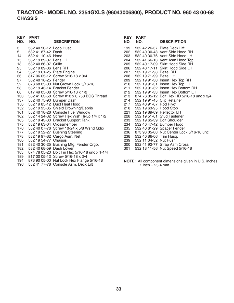 Husqvarna 2354GXLS User Manual | Page 33 / 46