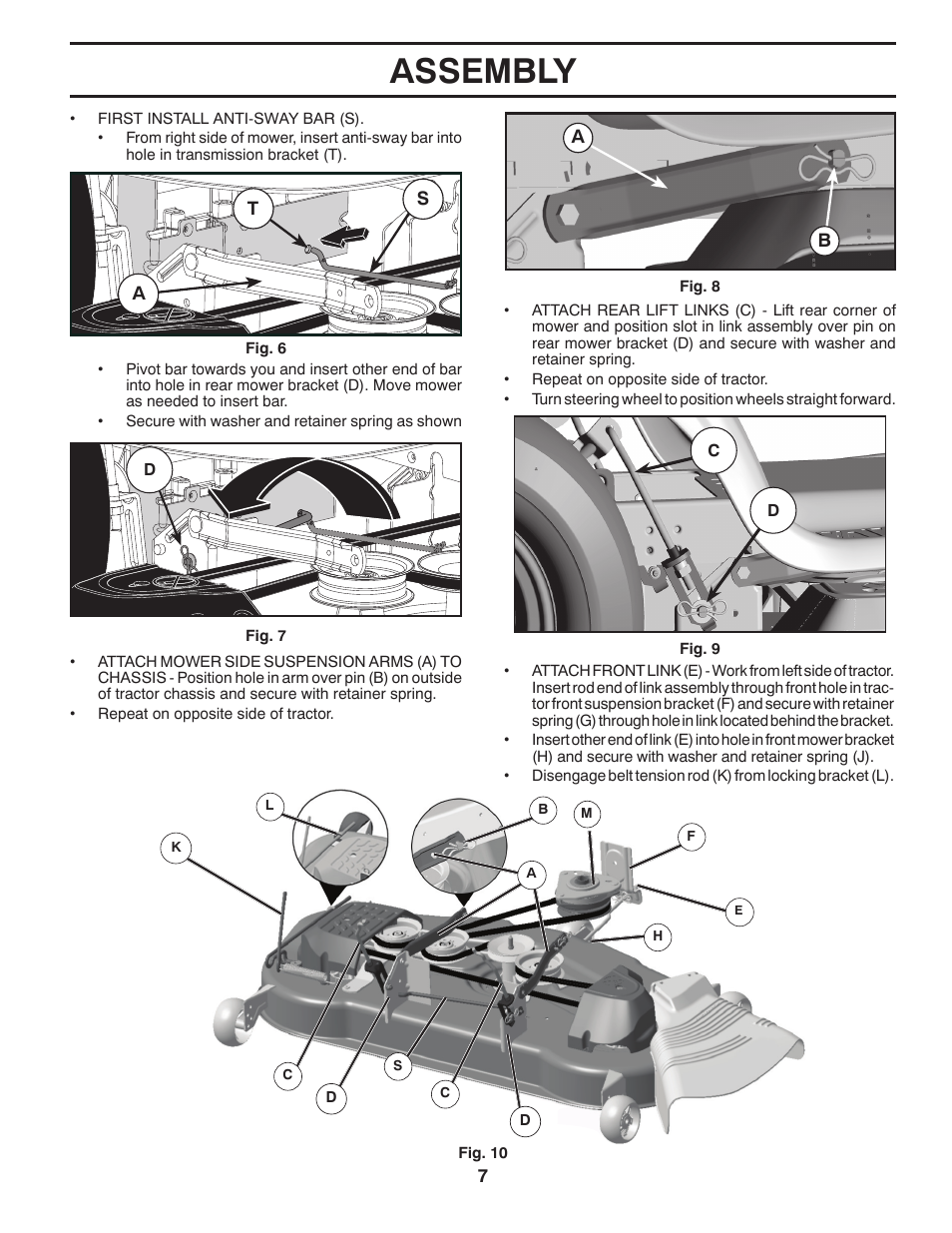 Assembly | Husqvarna 2354GXLS User Manual | Page 7 / 46