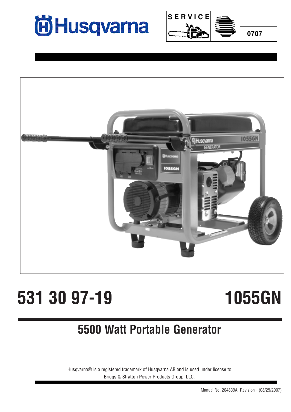 Husqvarna 1055 GN User Manual | 29 pages