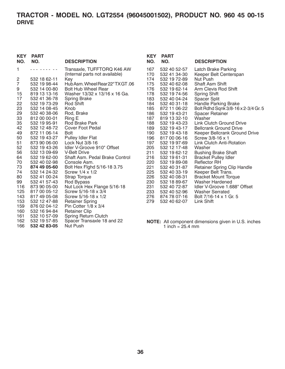 Husqvarna 532 43 00-01 User Manual | Page 36 / 48