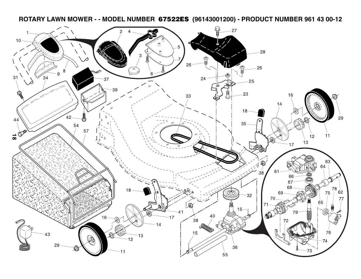 Husqvarna 67522ES User Manual | Page 18 / 20