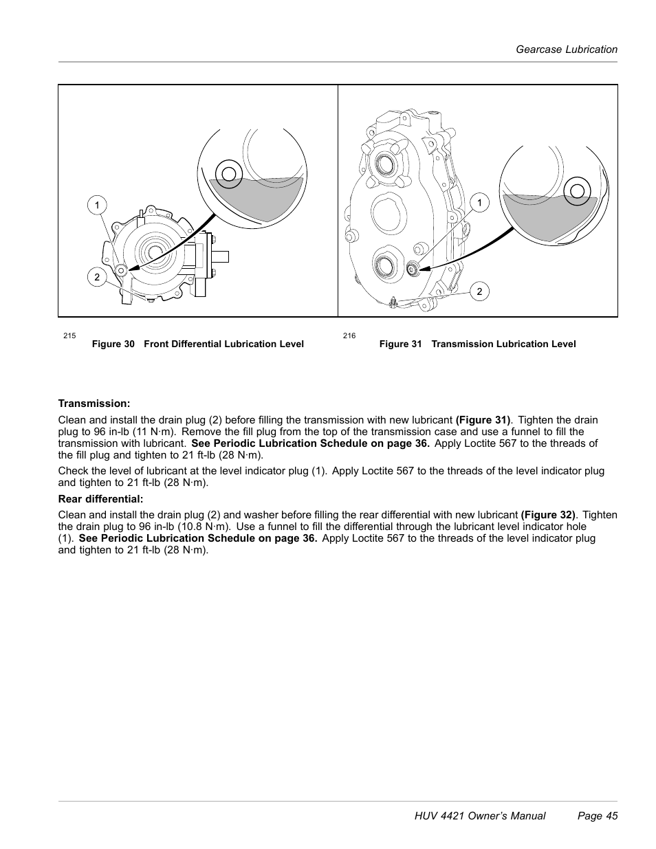 Figure 30, Figure 31, Figure 30, figure 31 | Figure 30) | Husqvarna HUV 4421 4421-G/GX/GXL User Manual | Page 47 / 68