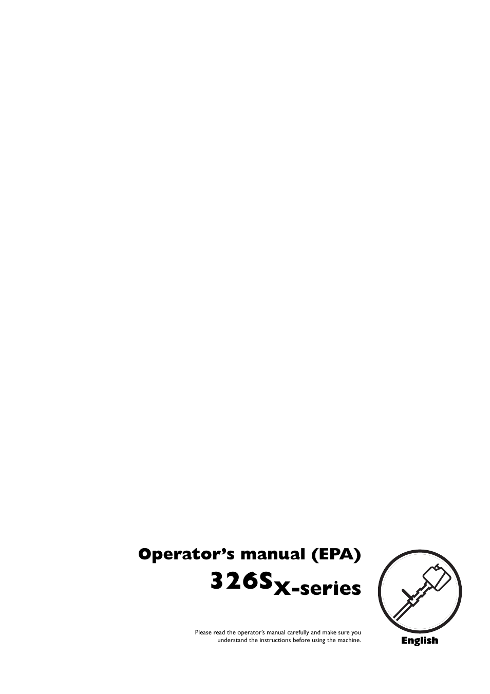 Husqvarna 326SX-Series User Manual | 24 pages
