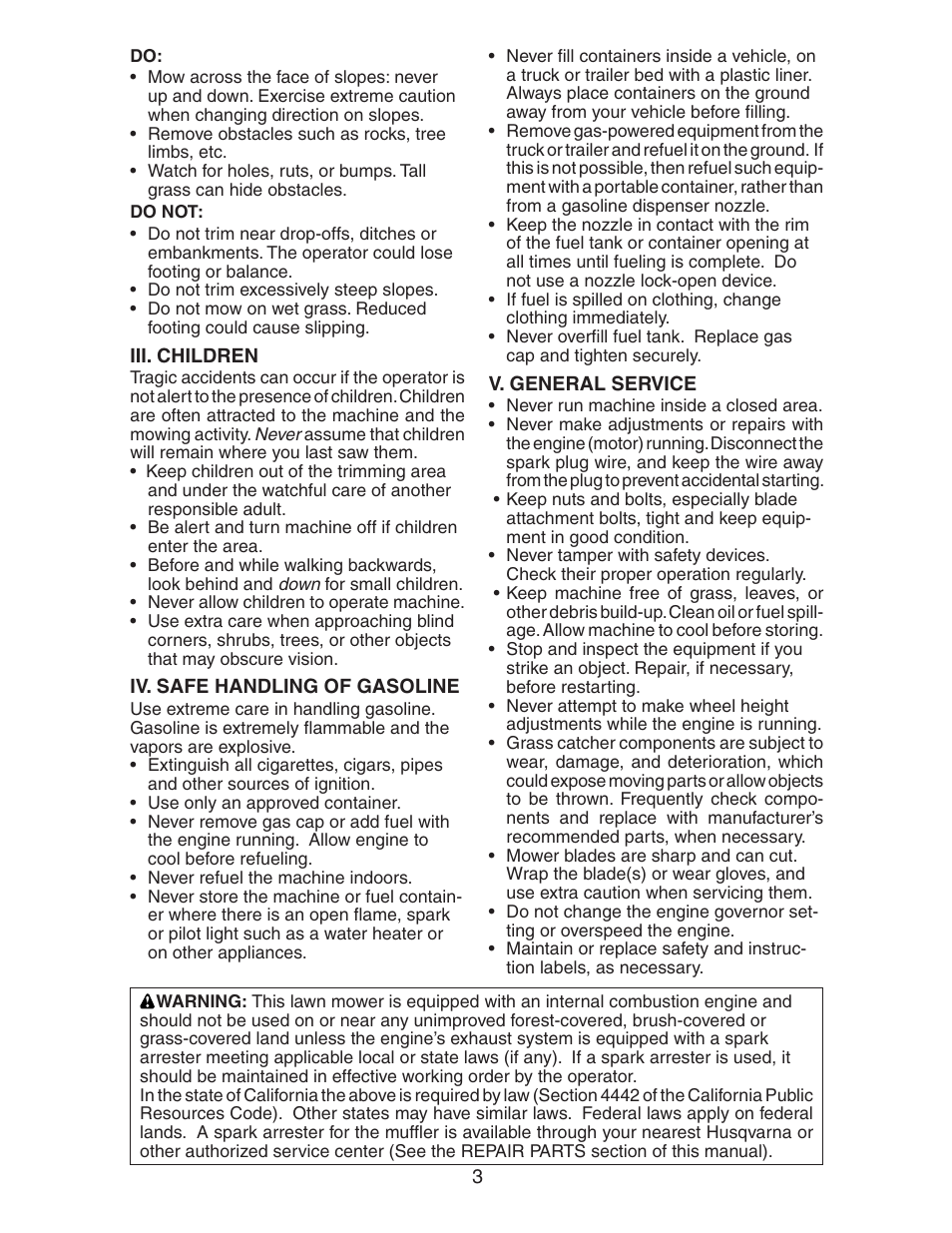 Husqvarna 917.37583 User Manual | Page 3 / 30