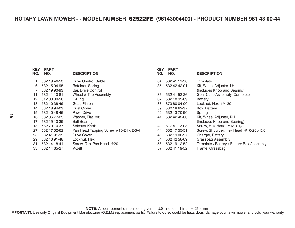 Husqvarna 532424695 User Manual | Page 19 / 21