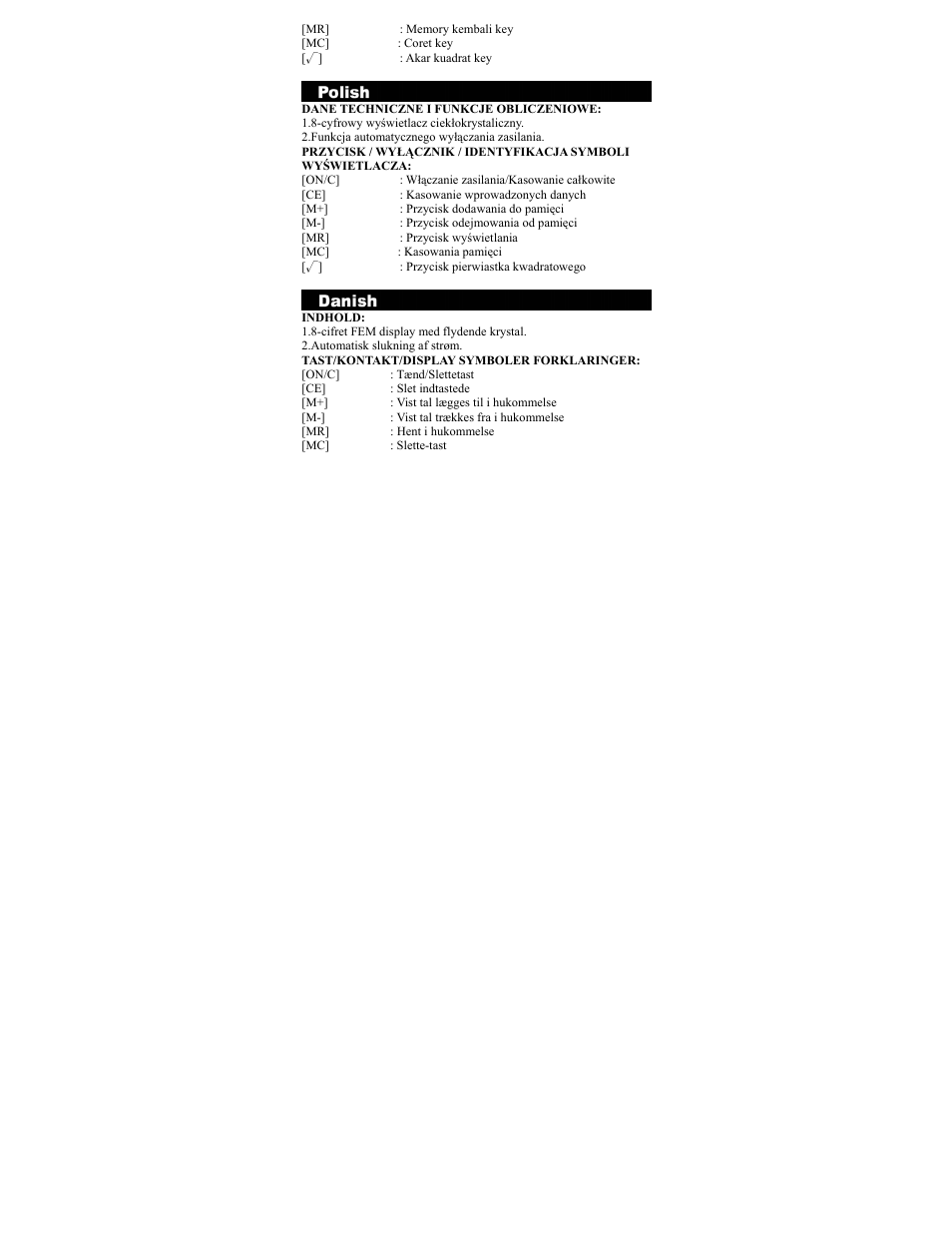 CITIZEN W11-S User Manual | Page 7 / 12