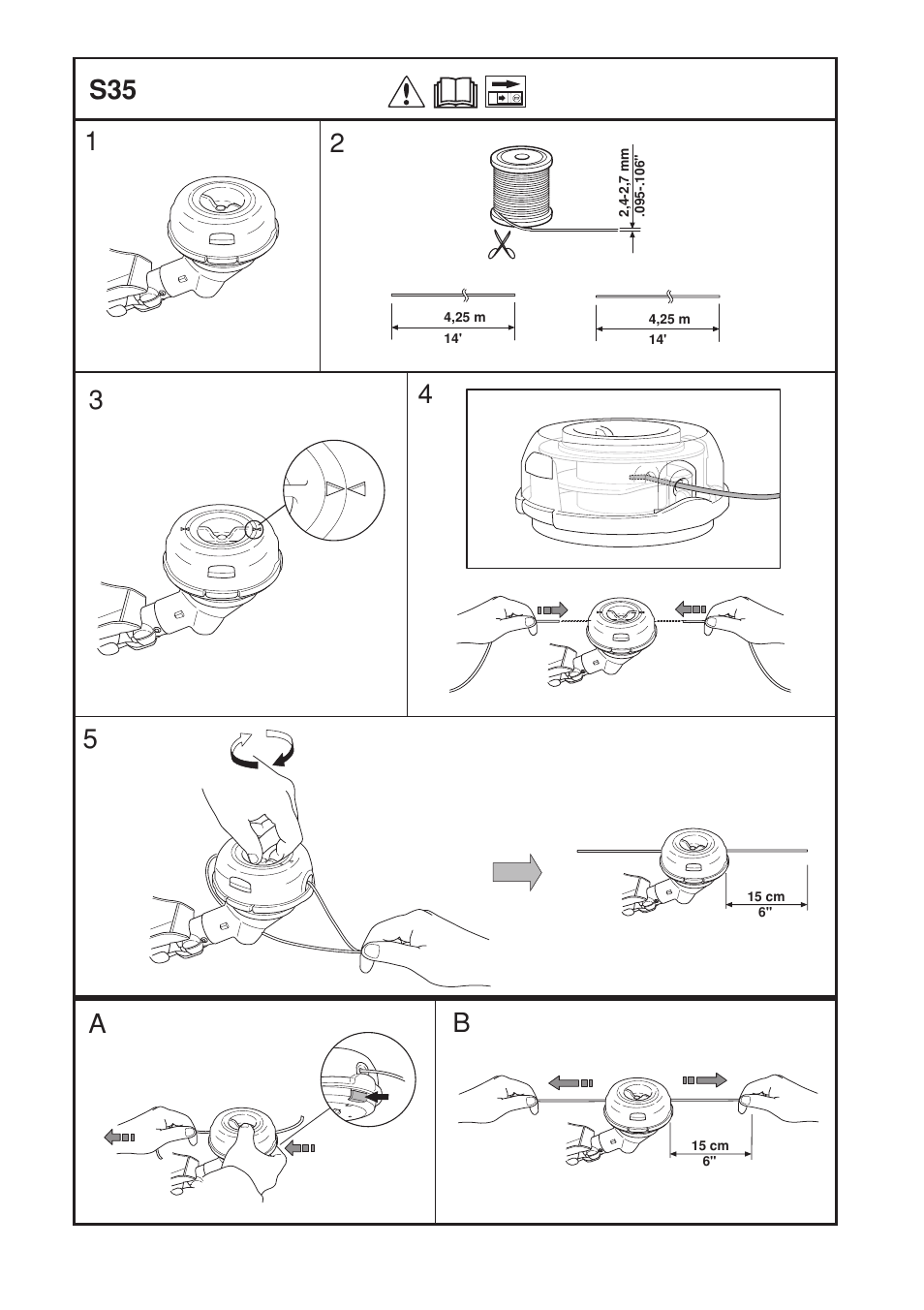 S35 5 | Husqvarna 333R User Manual | Page 38 / 44